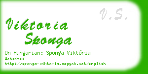viktoria sponga business card
