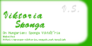 viktoria sponga business card